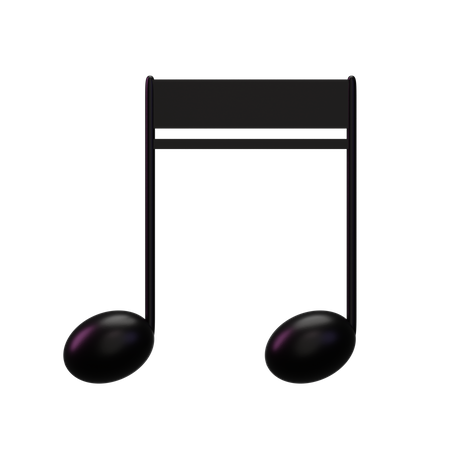Music Note Gold  3D Icon