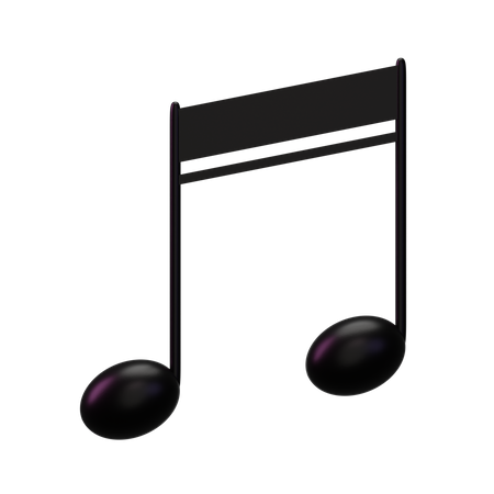 Music Note Gold  3D Icon