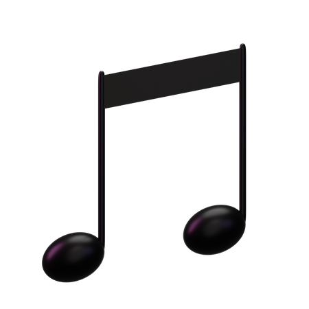Music Note Gold  3D Icon