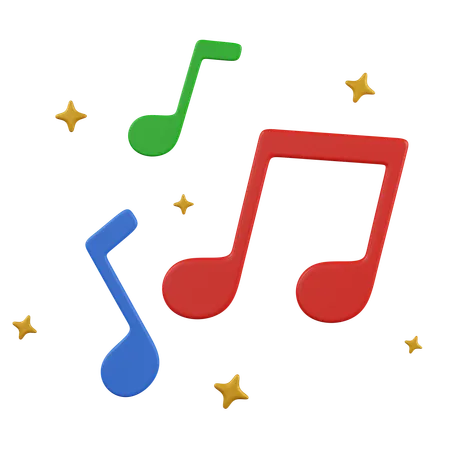 Music notes  3D Icon