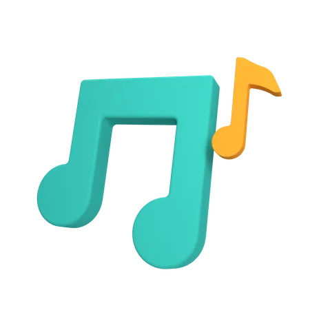 Music Notes  3D Icon