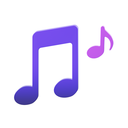 Music Notes  3D Icon