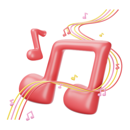 Music Notes  3D Icon