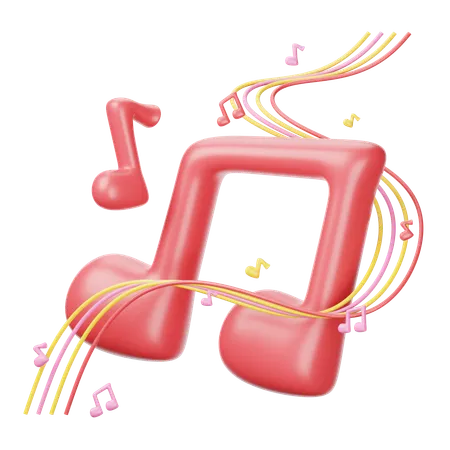 Music Notes  3D Icon