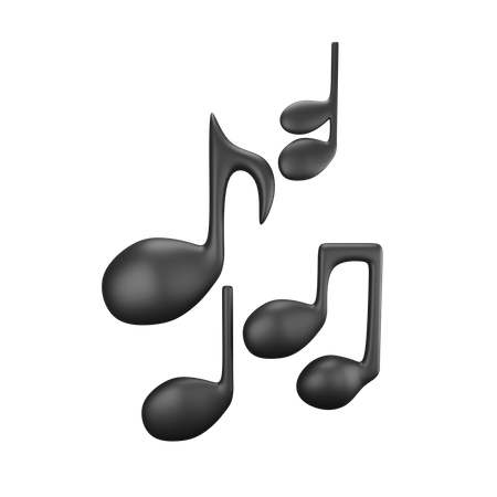 Music Notes  3D Illustration