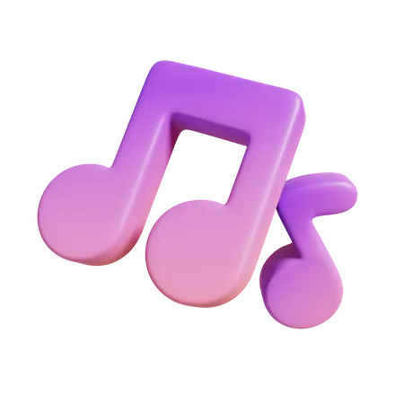 Music Notes  3D Illustration