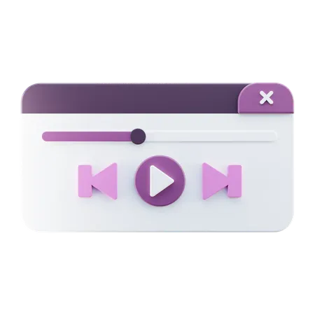 Music Notification Bar 3 D Render 3D Icon