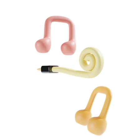 Music Party Illustration 3D Icon