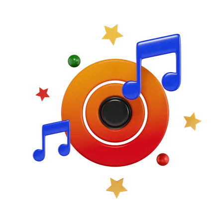 Music Party  3D Icon