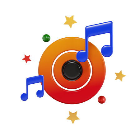 Music Party  3D Icon