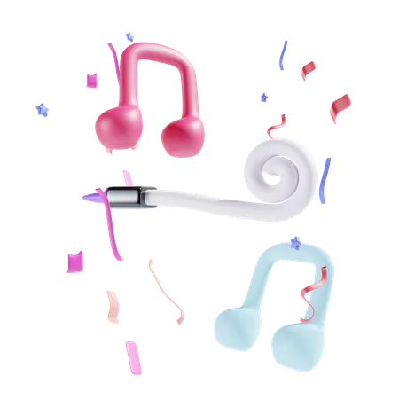 Music Party  3D Icon