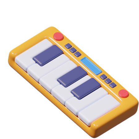 Music Piano  3D Icon