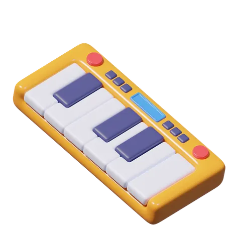 Music Piano  3D Icon