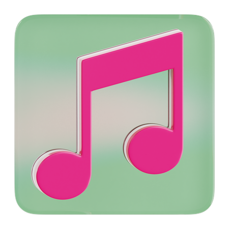 音楽プレーヤー  3D Icon