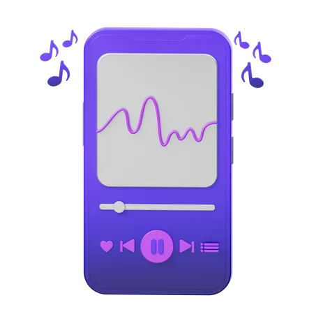 Music Player  3D Icon