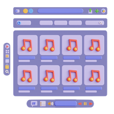 Music Player  3D Icon