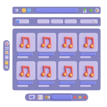 Music Player  3D Icon