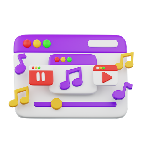 Music Player  3D Icon