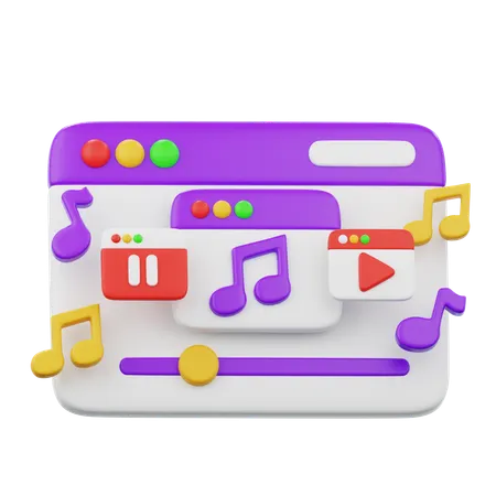Music Player  3D Icon