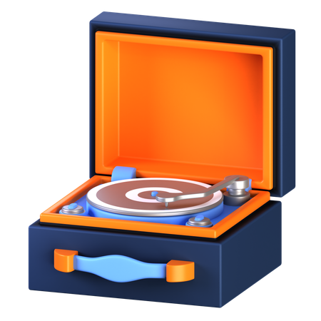 Music player  3D Icon