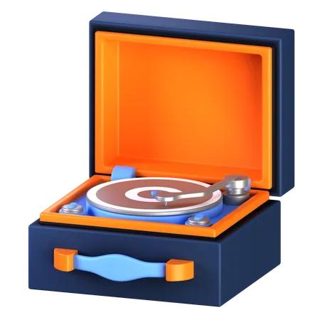 Music player  3D Icon