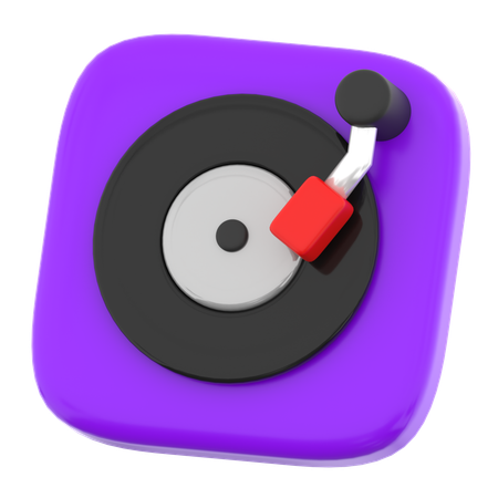 Music Player  3D Icon