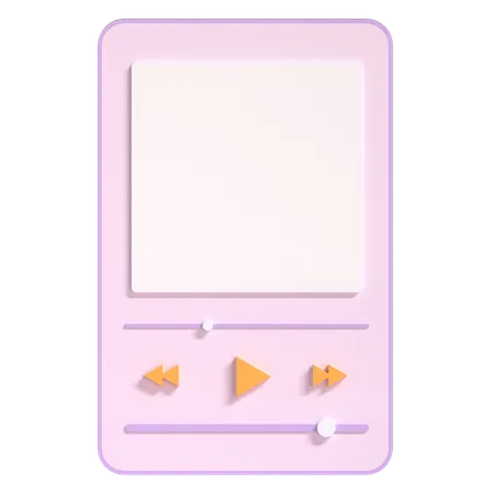 Music Player  3D Icon