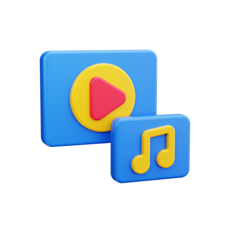 Music player  3D Icon