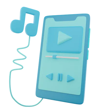 Music Player  3D Icon