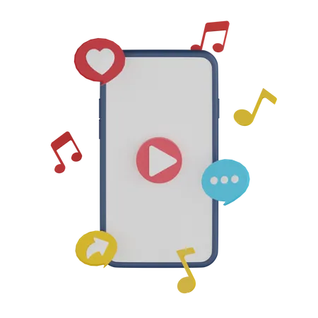 Music Player  3D Icon