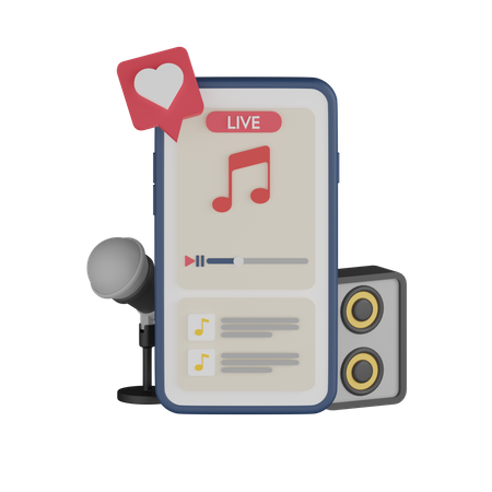 Music Player  3D Icon