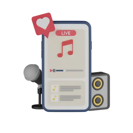 Music Player  3D Icon