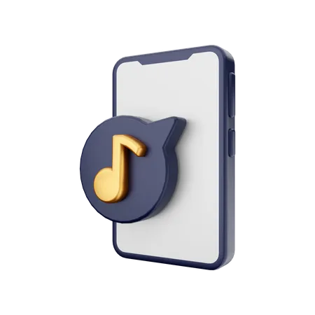 Music Player  3D Illustration