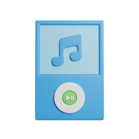 Music Player 3D Icon