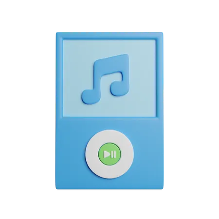 Music Player Mini 3D Icon