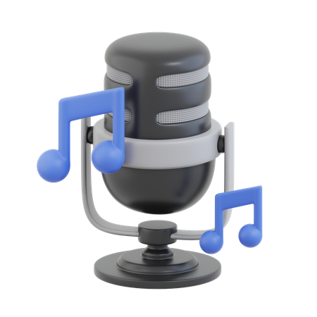 Music Podcast  3D Icon