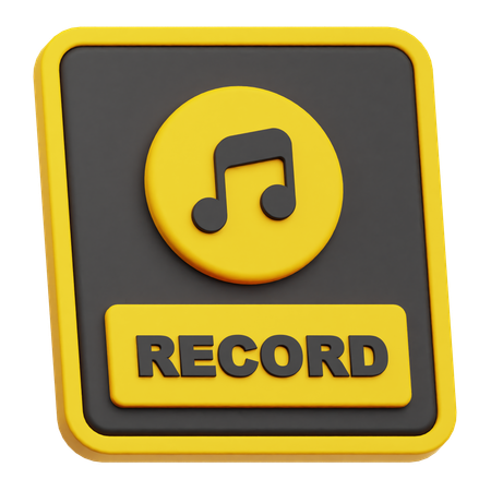 Music Recording  3D Icon