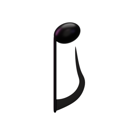 Music Semiquaver note  3D Icon