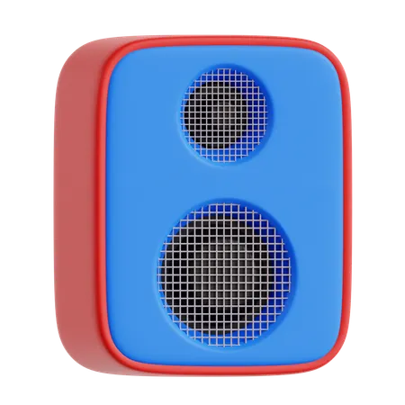 音楽スピーカー  3D Icon