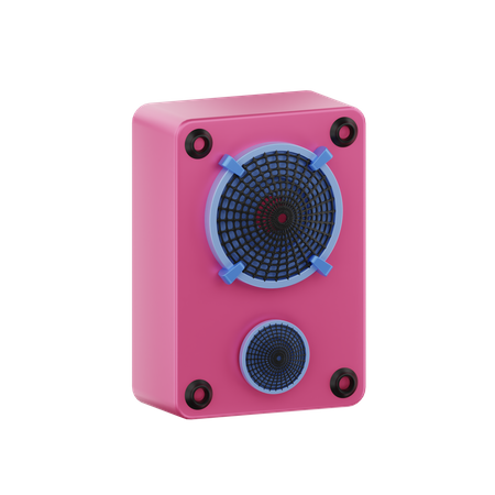 Music Speaker  3D Icon