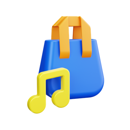 Music Store App  3D Icon