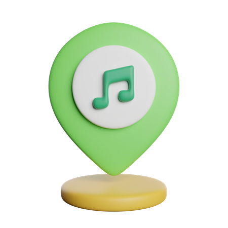 Music Store Location  3D Icon