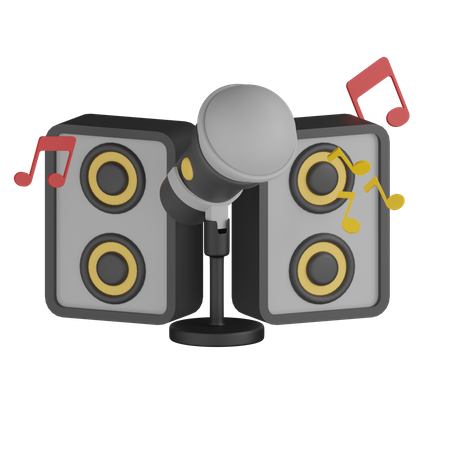 Music System 3D Icon