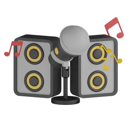 Music System 3D Icon