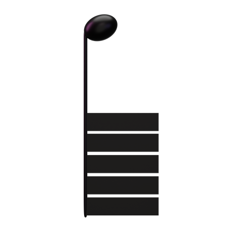 Music Tablature  3D Icon