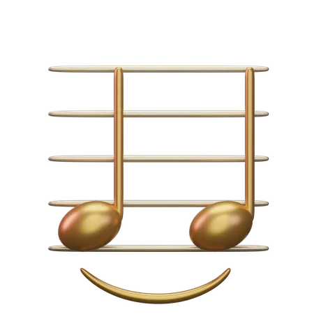 Music Tie  3D Icon