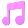 music 3d logo