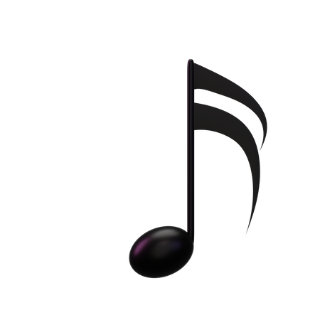 Music Two hundred fifty sixth note  3D Icon