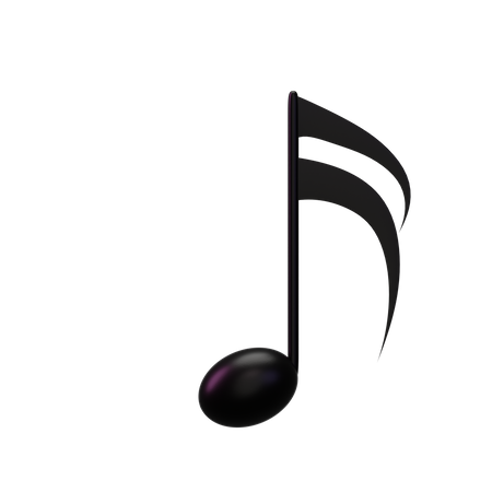 Music Two hundred fifty sixth note  3D Icon