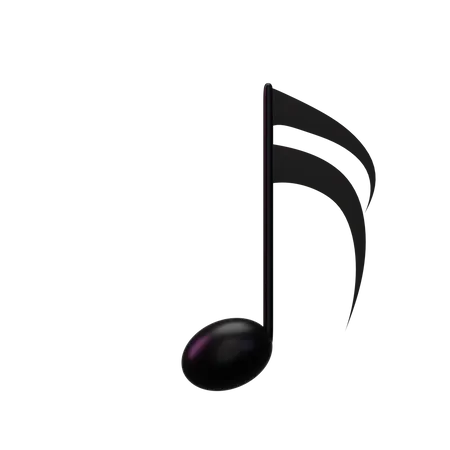 Music Two hundred fifty sixth note  3D Icon